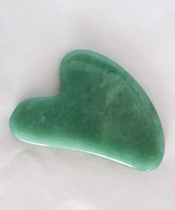 Масажен камък Гуа ша Gua Sha Зелен Авантюрин