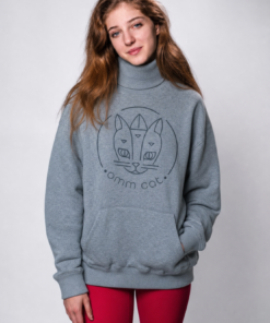 Суитчер Omm cat New collection 2022- топло сиво