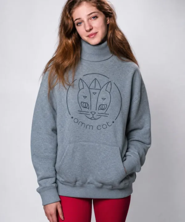 Суитчер Omm cat New collection 2022- топло сиво