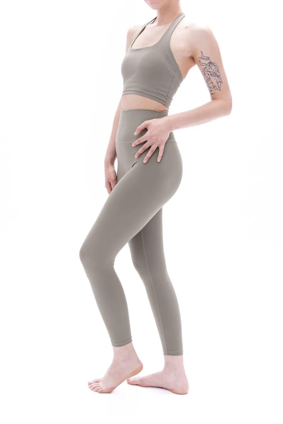 Оформящ клин Energy Omm cat Hight Waist в зелен цвят