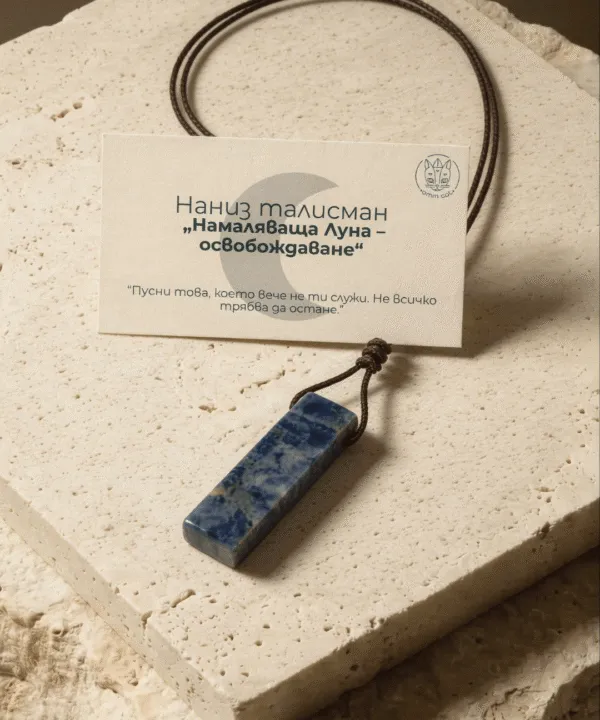 Наниз талисман 7 лунни фази - „Намаляваща Луна – Освобождаване"